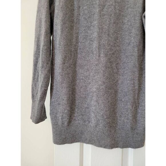 Equipment V-neck Grey Cashmere Sweater S $288 - Picture 6 of 8